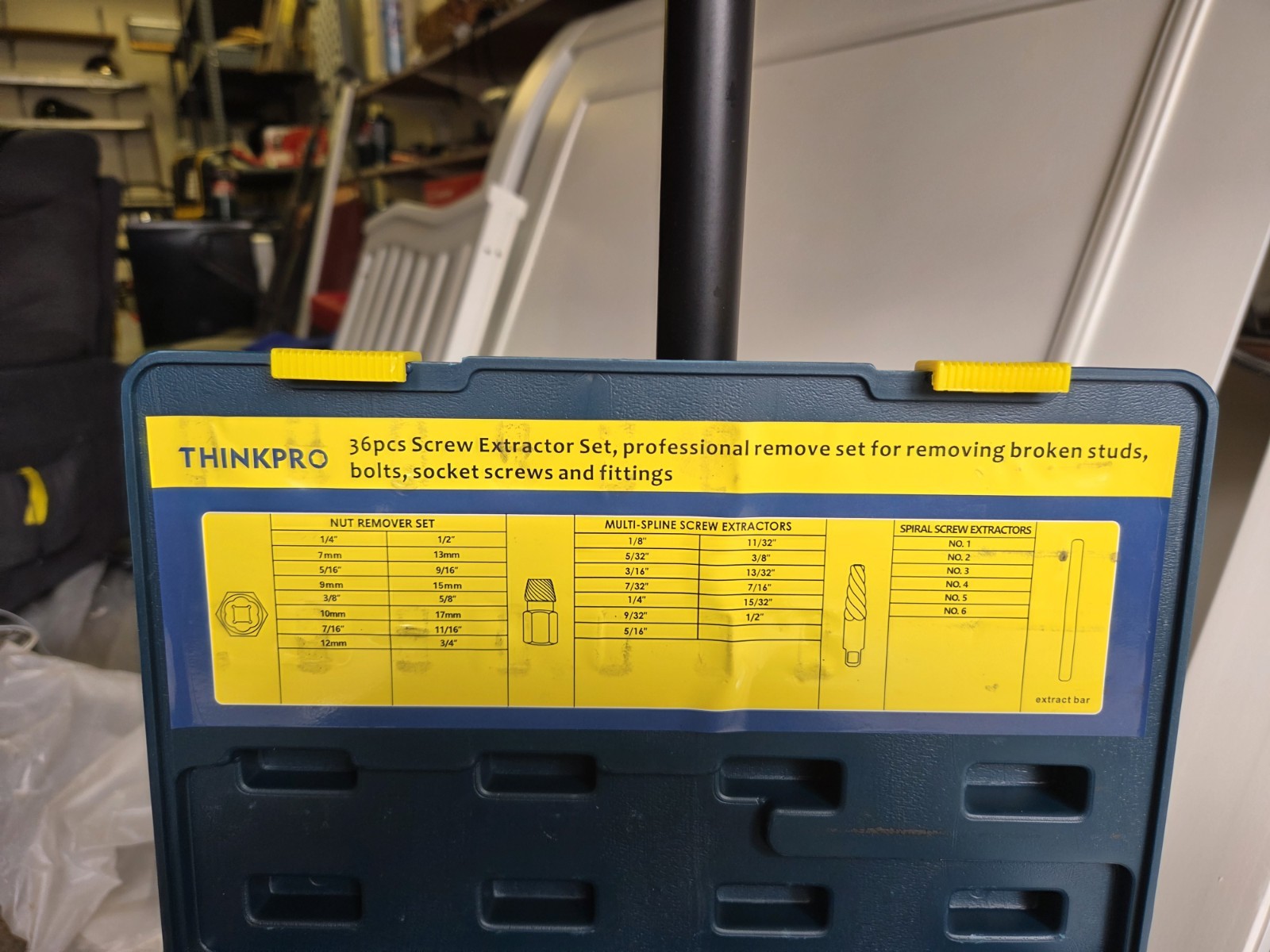 Thinkpro 36 Piece Extractor Set with Case Auto Repair Tool