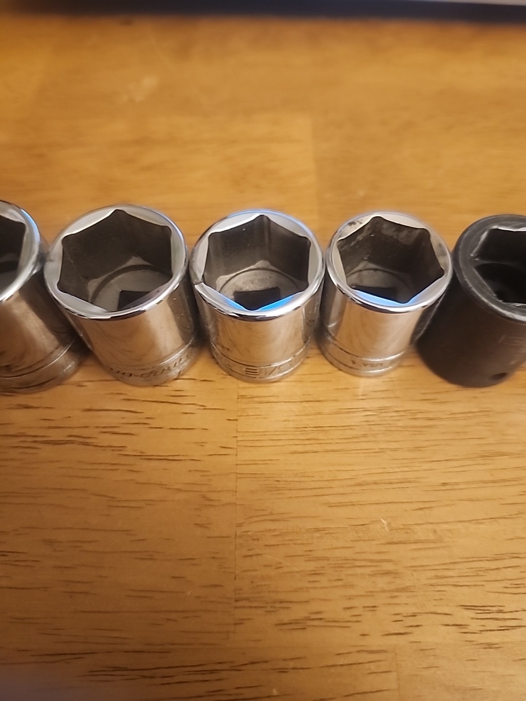 SNAP ON TOOLS 13PC 1/2″ DRIVE SAE 6 POINT SOCKET SET 1-1/8 TO 3/8