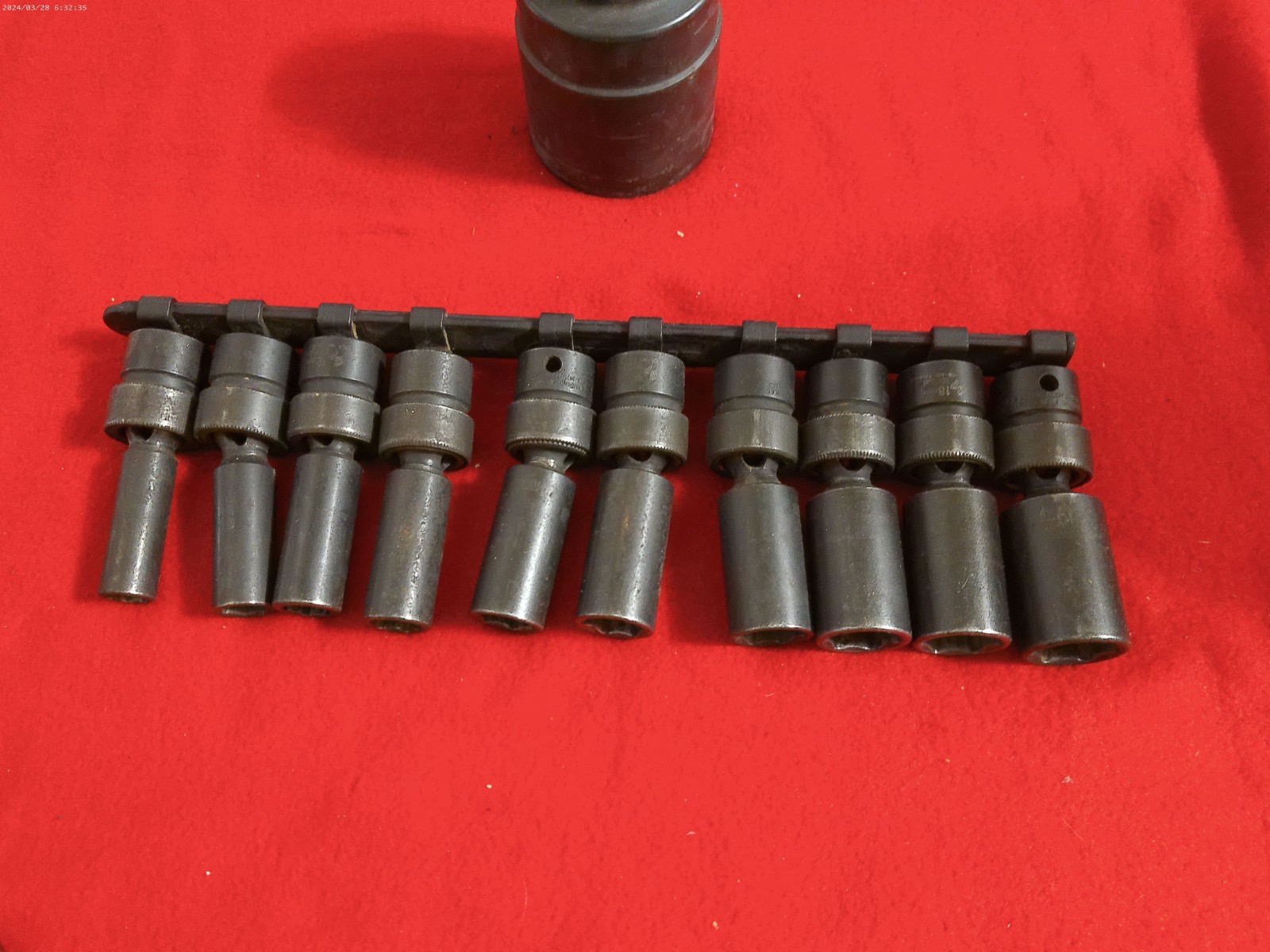 Grey Pneumatic 10 Piece 3/8″ Drive deep Swivel Metric Impact Socket Set 6PT