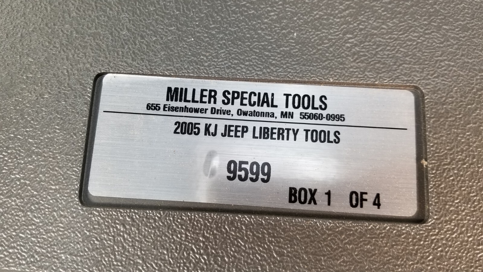 Miller 2005 KJ Jeep Liberty Special Tool Kit Set 2.8 CRD Diesel Engine 9599 9545