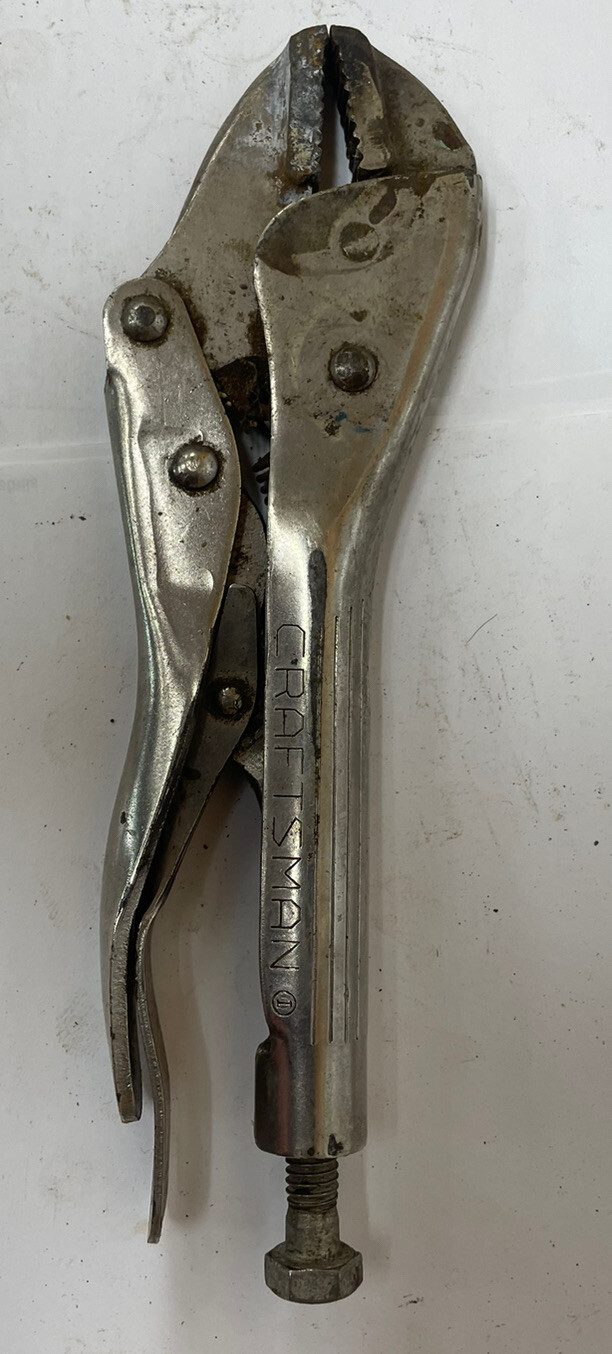 Craftsman Tools 7.5″ Locking Vise Grip Pliers 24465 Made In USA Vintage