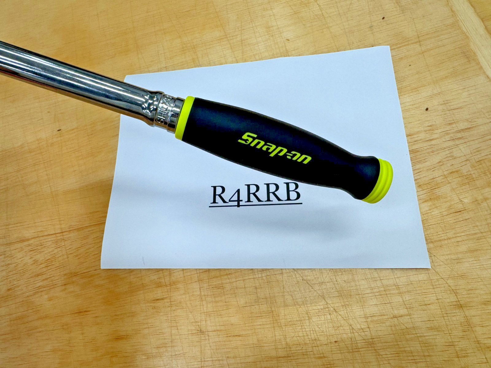 Snap-on Tools NEW HIVIV 1/2″ Drive SOFT Grip LONG Locking Flex Ratchet SHLX80AHV