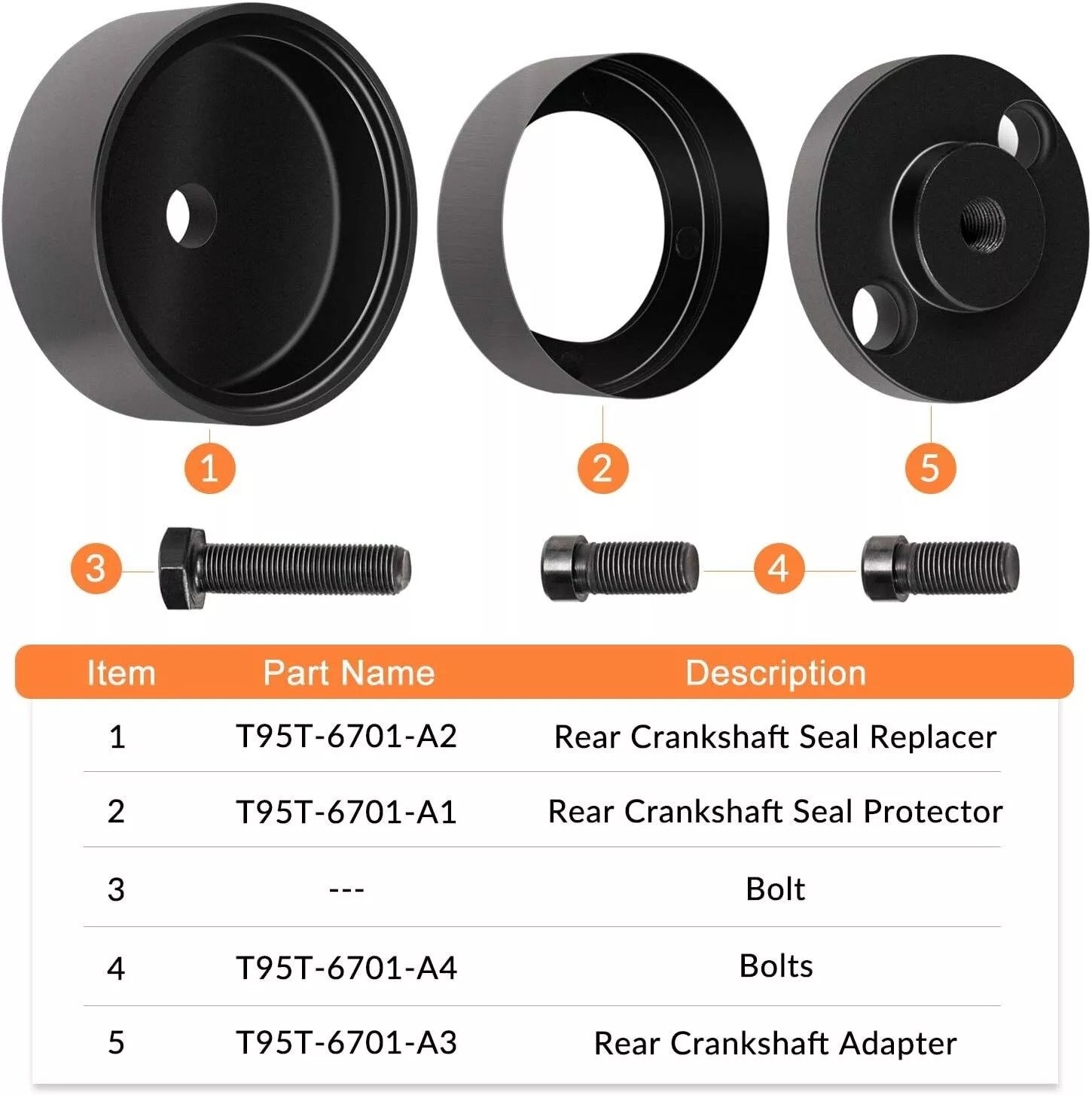 7834 Rear Crankshaft Seal Installer Tool for Ford Ranger & Explorer w/ 4.0L V6