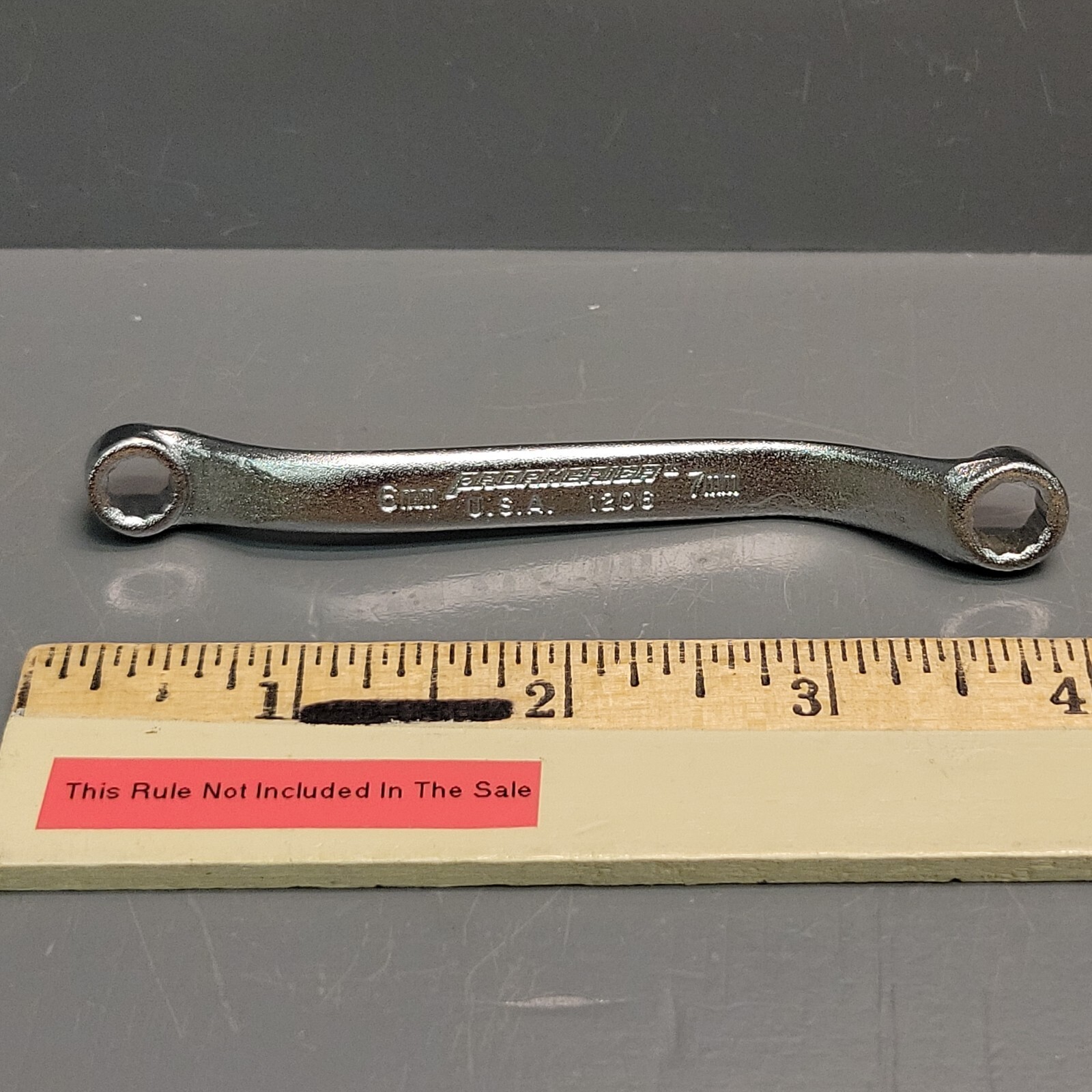 ProAmerica 1206 Wrench Box End offset 6mm x 7mm For the Mechanic & Craftsman USA