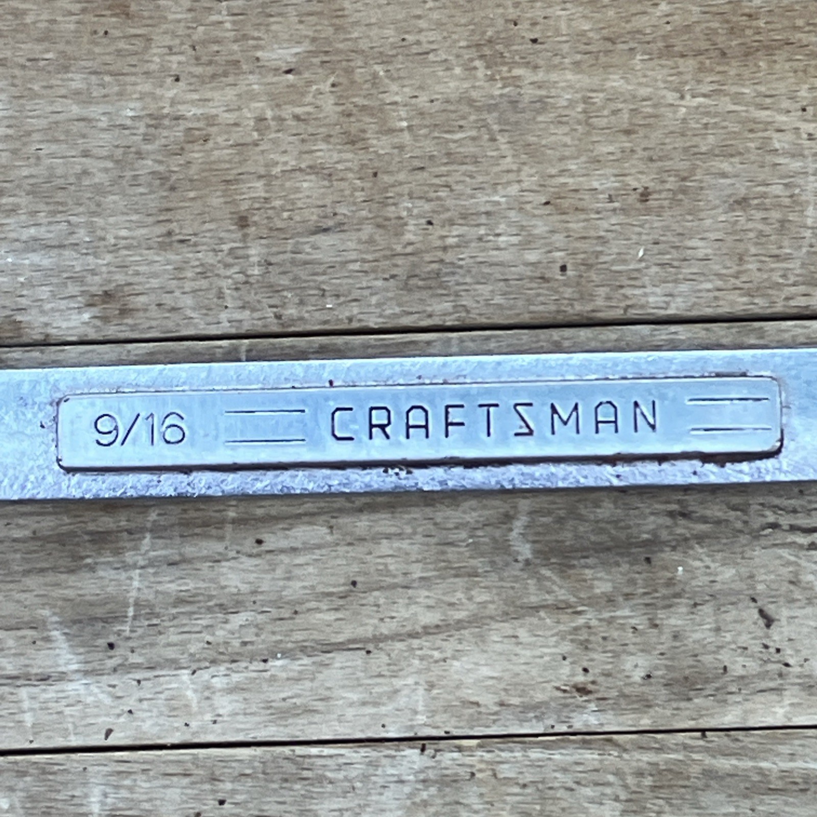 Craftsman #44696 9/16inch Opened Ended Wrench 12 Point
