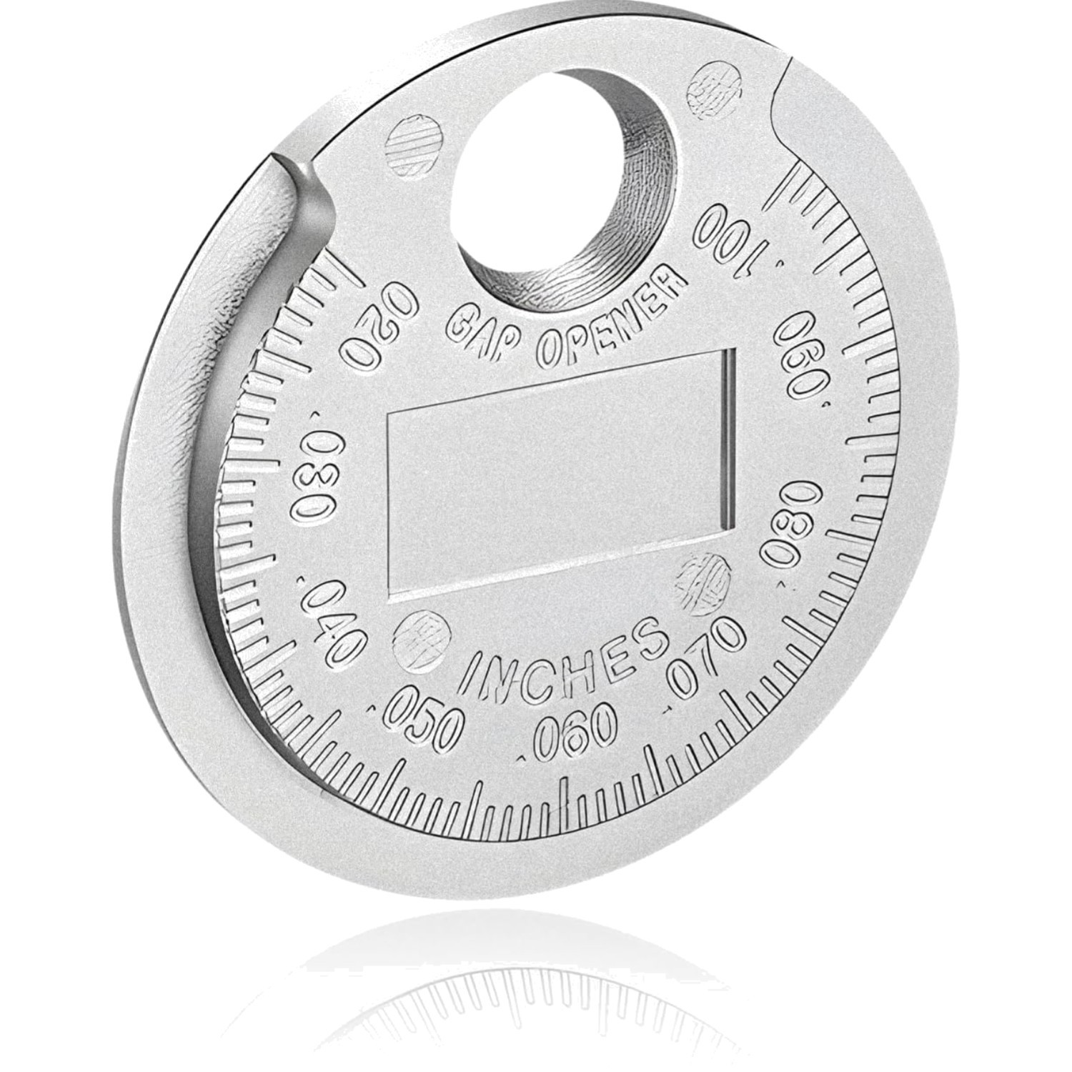 Wire Spark Plug Gauge Zinc Alloy 0.020-0.100 Inch Universal Gap Tool for Cars
