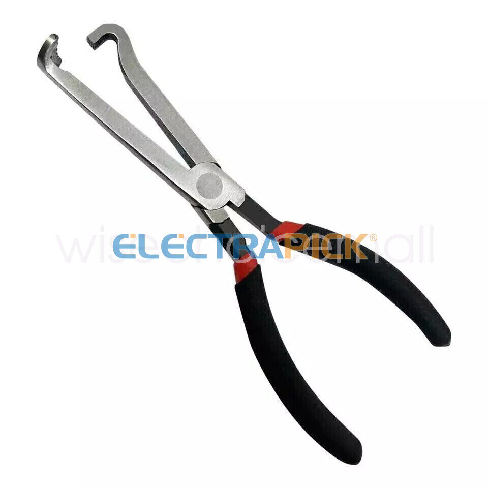 8Inch Electrical Disconnect Pliers Fuel Line Clip Spark Plug Removal Repair Tool