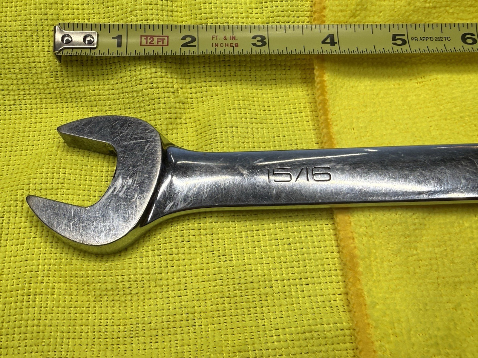 SNAP ON TOOLS NO. OEX30B SAE 15/16″ FLANK DRIVE 12-PT COMBINATION WRENCH