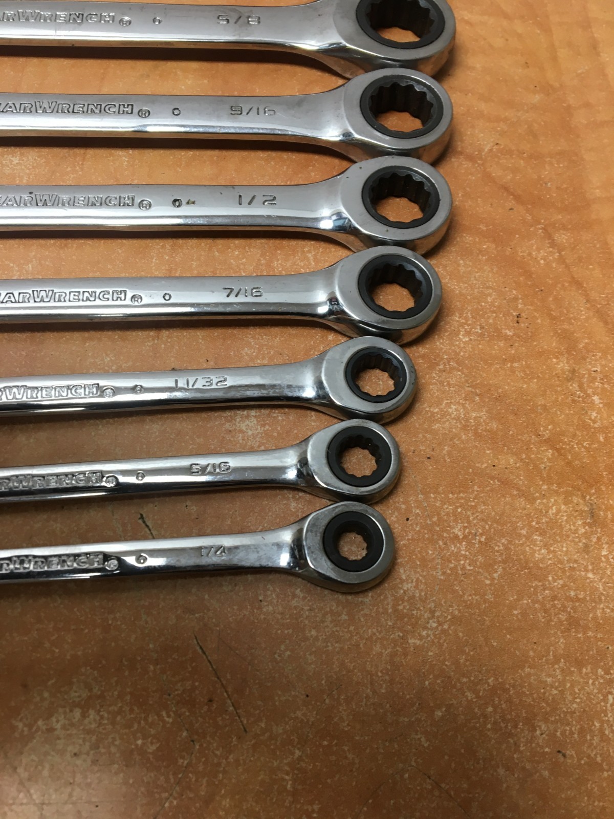 Gearwrench 20pc Ratcheting Wrench Set SAE Metric 8mm to 19mm 1/4 to 3/4