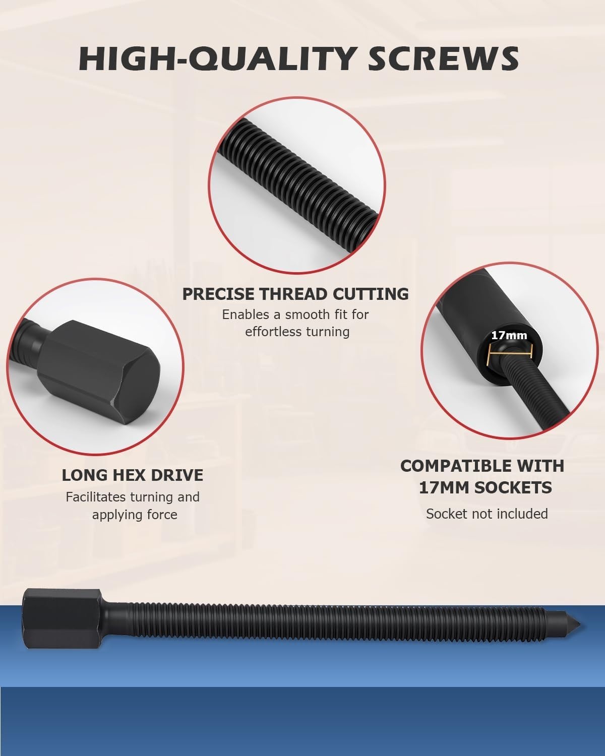 Professional 14-Pc Bearing Separator Set with Drop-Forged Steel Construction