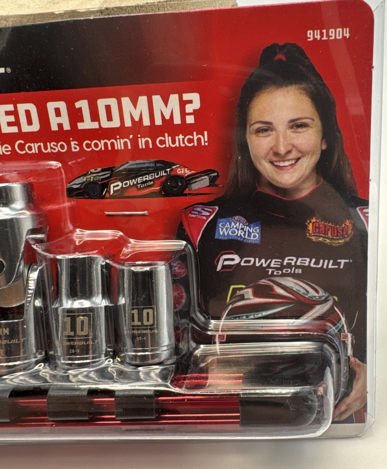 NHRA 5 Pc socket set 10mm, 1/4″ & 3/8″ drive 6 & 12Pt Camrie Caruso Promo