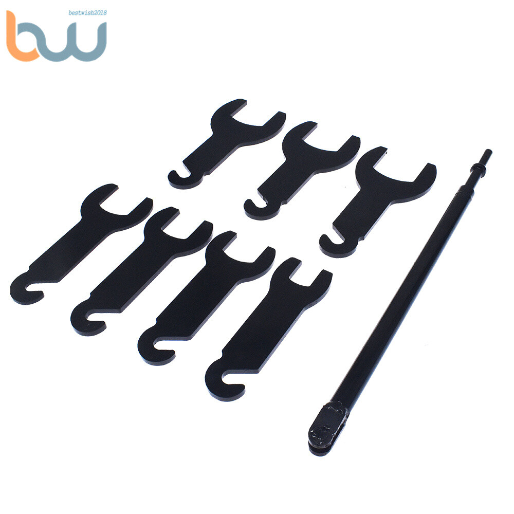 7Pcs Pneumatic Fan Clutch Wrench Set Removal Tool Kit For Ford GM Chrysler Jeep