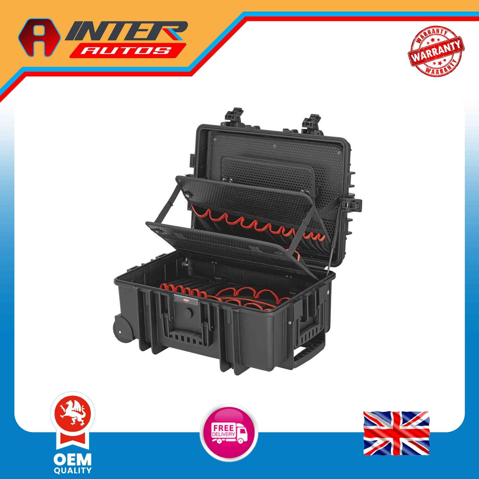 KNIPEX 00 21 37 LE Tool Case «Robust45 Move» Empty, 428mm 25029 25029