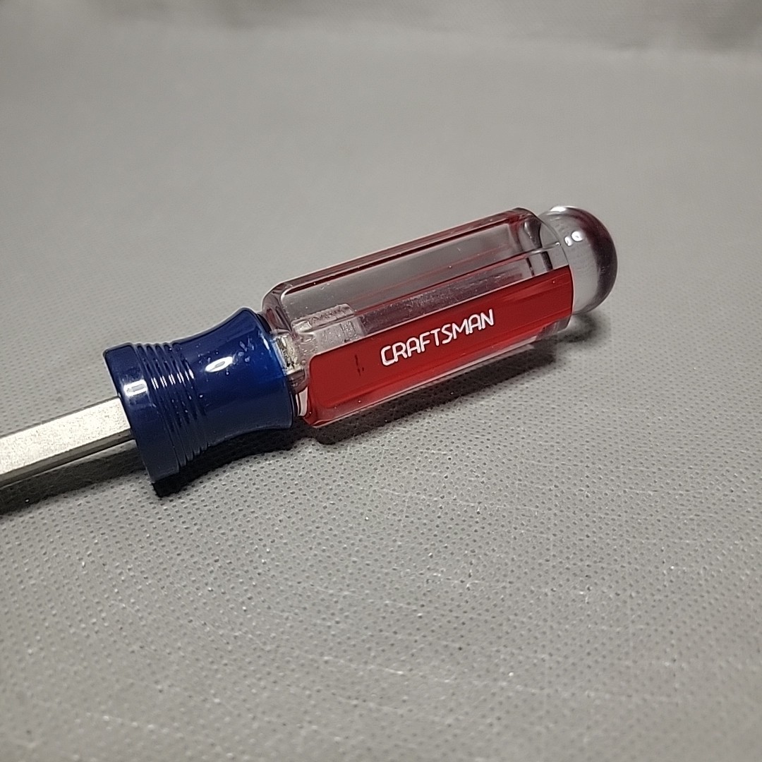 Craftsman 41587 L W 8″ Shank 5/16″ Flat Tip 12″ Screwdriver Square Shaft USA
