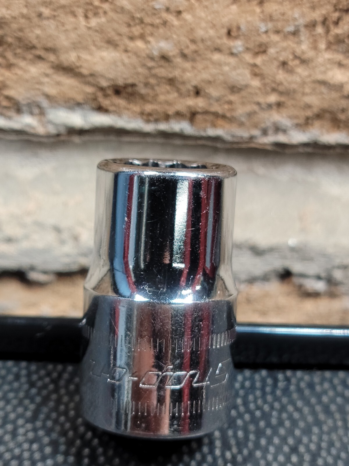 Snap-on Tools SWM141A 14mm 1/2″ Drive Metric 12-Point Shallow Socket Chrome USA