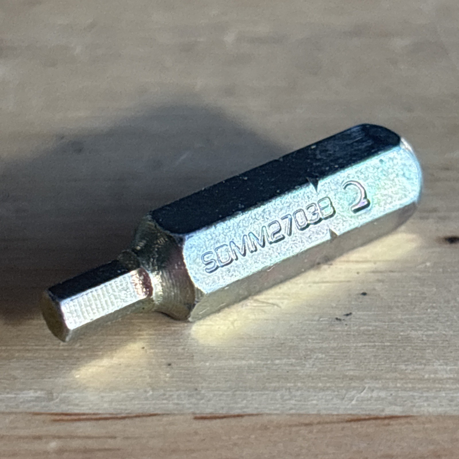 Snap On Tools 3mm Hex Bit Driver Bit Only SDMM2703C USA