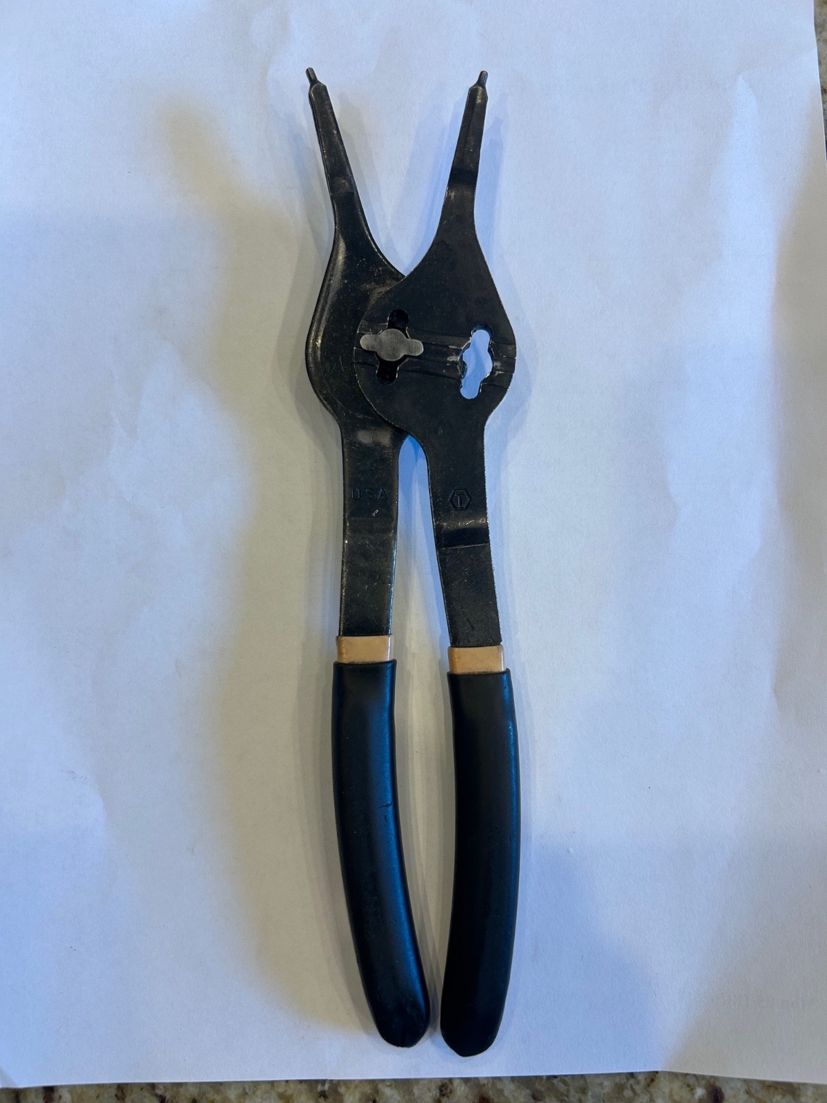 Mac Tools USA 9.5” Angled Snap Ring Pliers Quarter Turn Convertible TPQ56