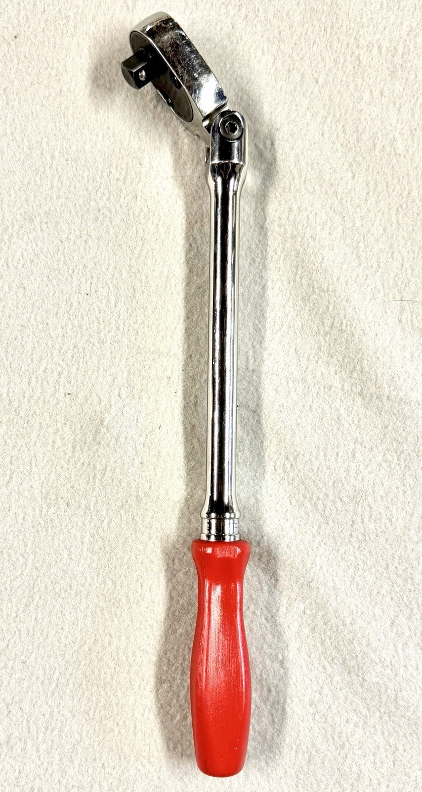 Snap-on FHLFD80AR 3/8 Flex Head Ratchet Classic Red Hard Handle Dual 80 USA Mint