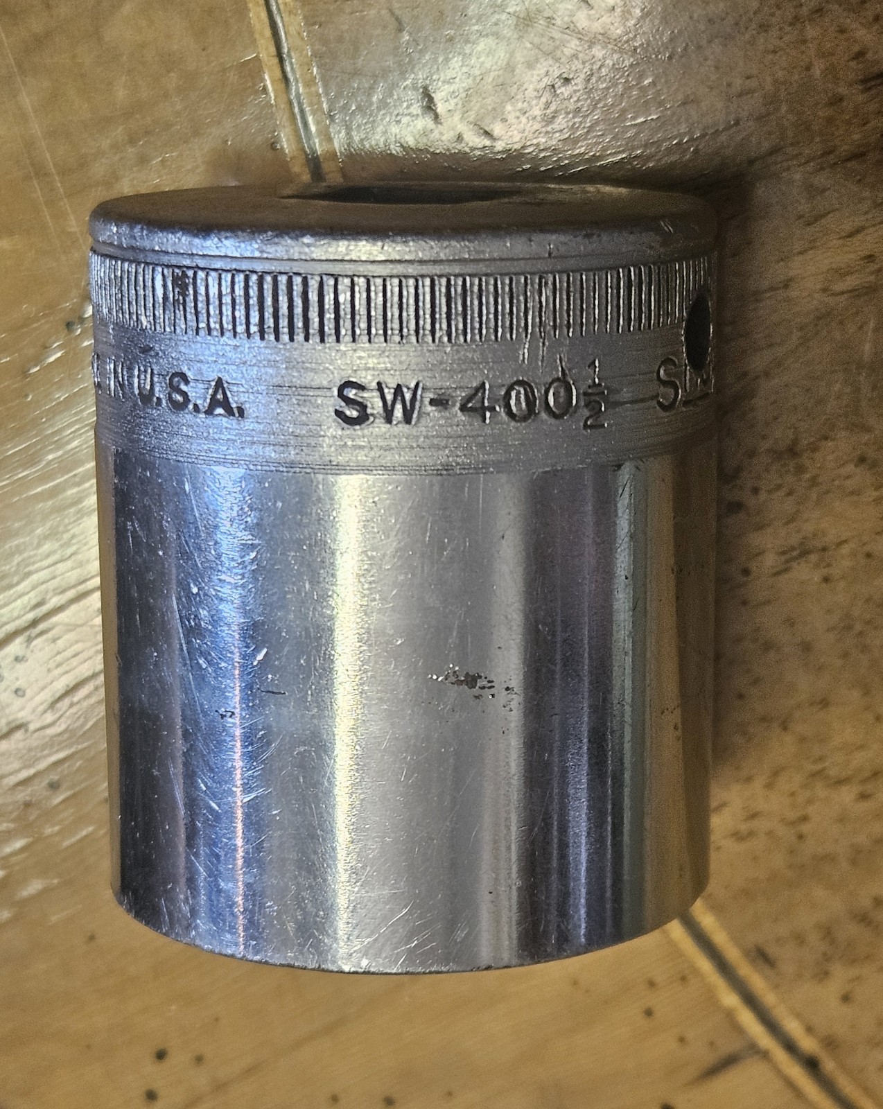 Vintage 1948 Snap-on SW-400 1/2 1-1/4in 1/2″ Drive 12-Point Socket Tool USA
