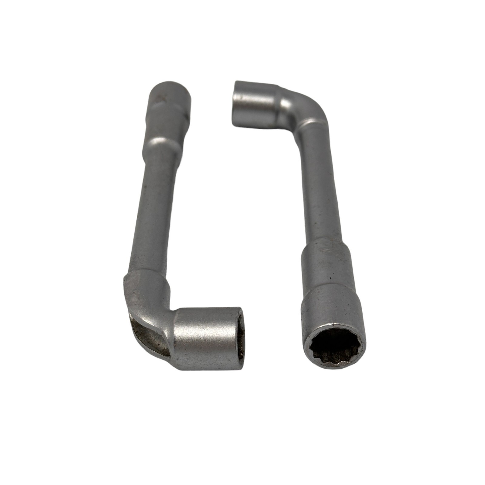 Lot of 2 L-Shaped Hex Socket Wrench Angled Lug Nut Tool Hollow Through-Hole 12