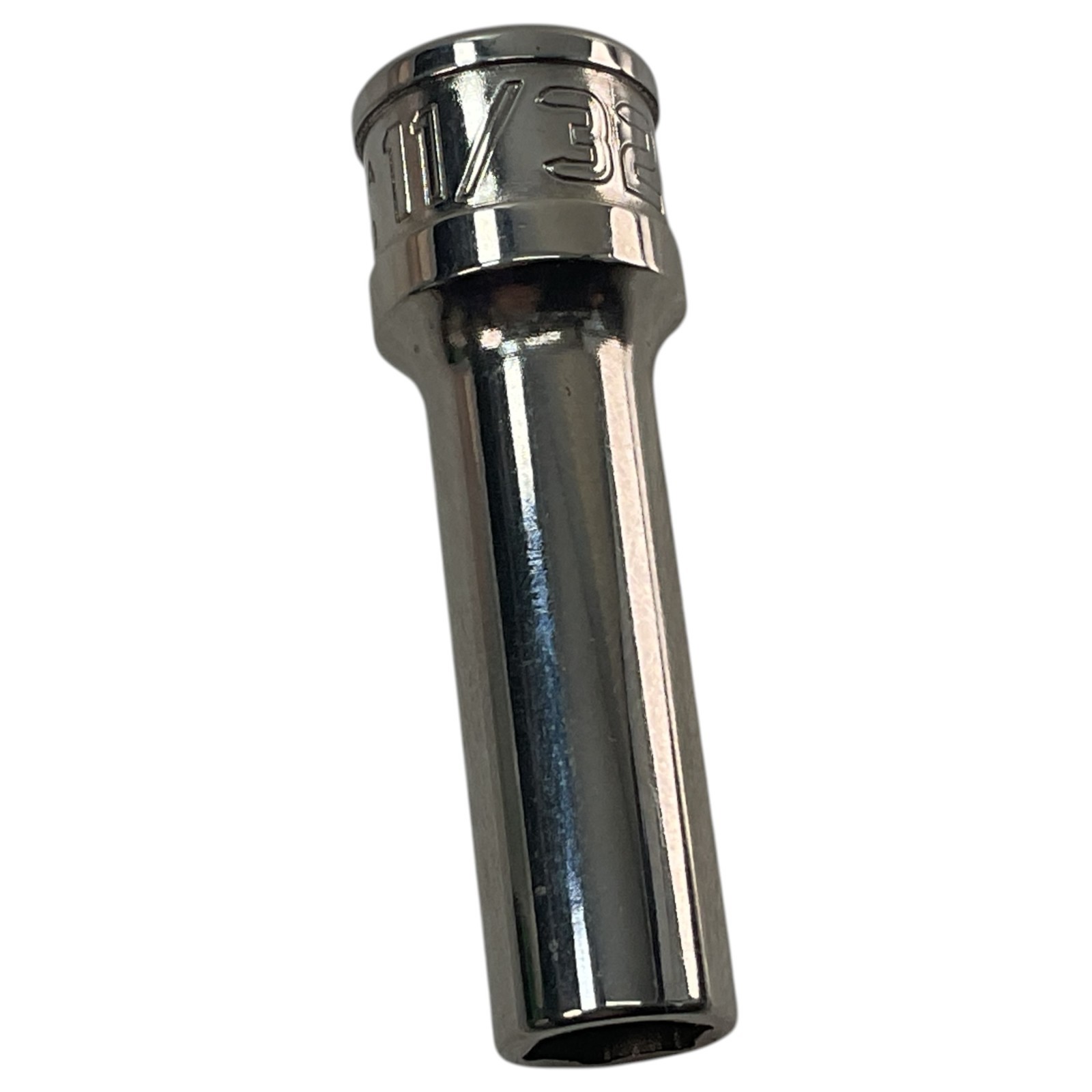 Snap-on Deep Socket 11/32″ 3/8″ Drive 6 Point YSFS111 Sold As Pictured Mechanic