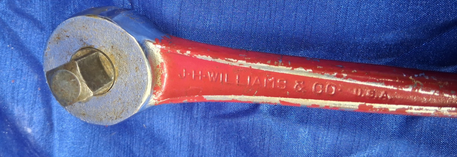 Vintage J.H. Williams S-53 Superratchet 1/2″ Drive Super Ratchet USA 15″