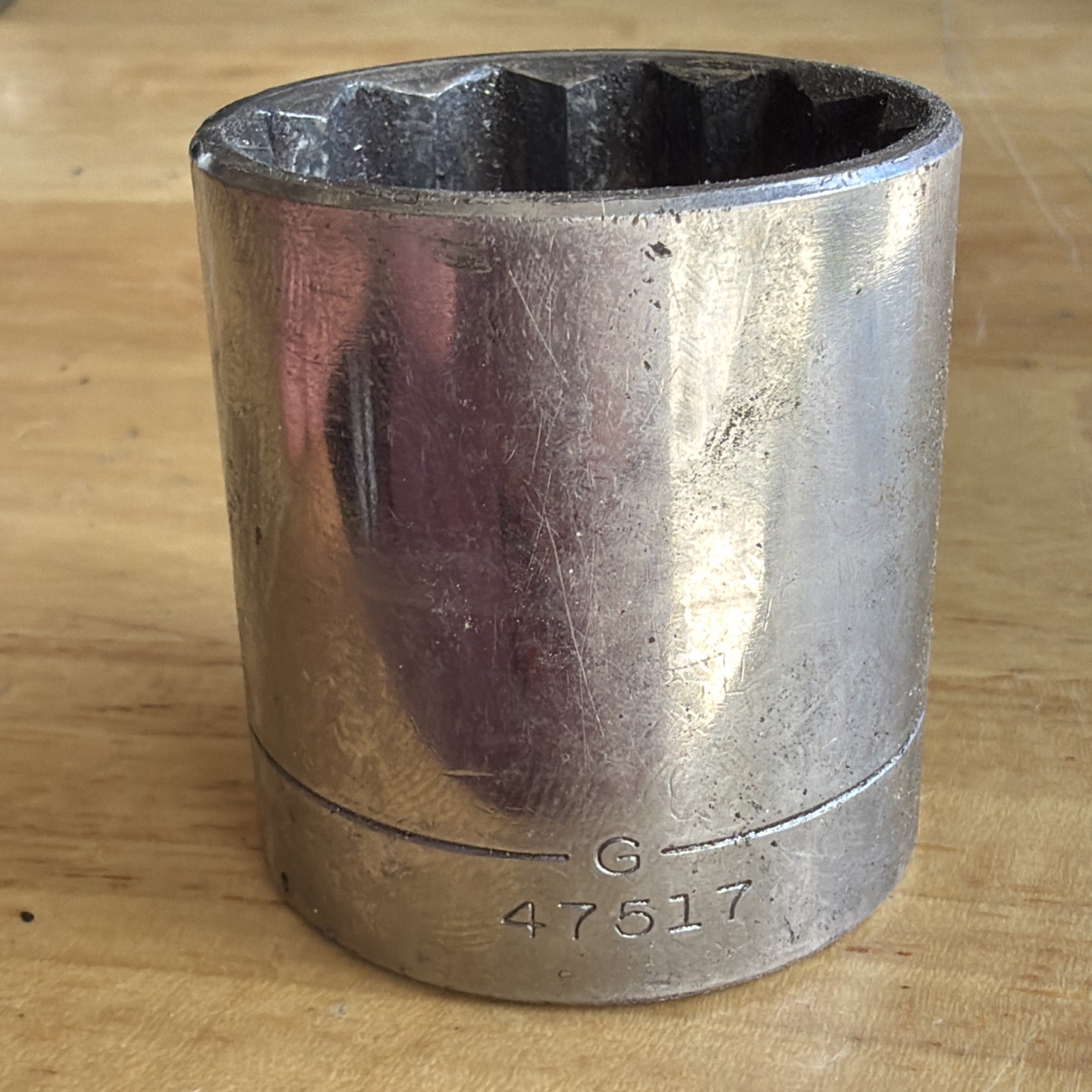 Craftsman 1-1/4″ Shallow Socket 1/2″ Drive 12 Point G Series 47517 USA READ!