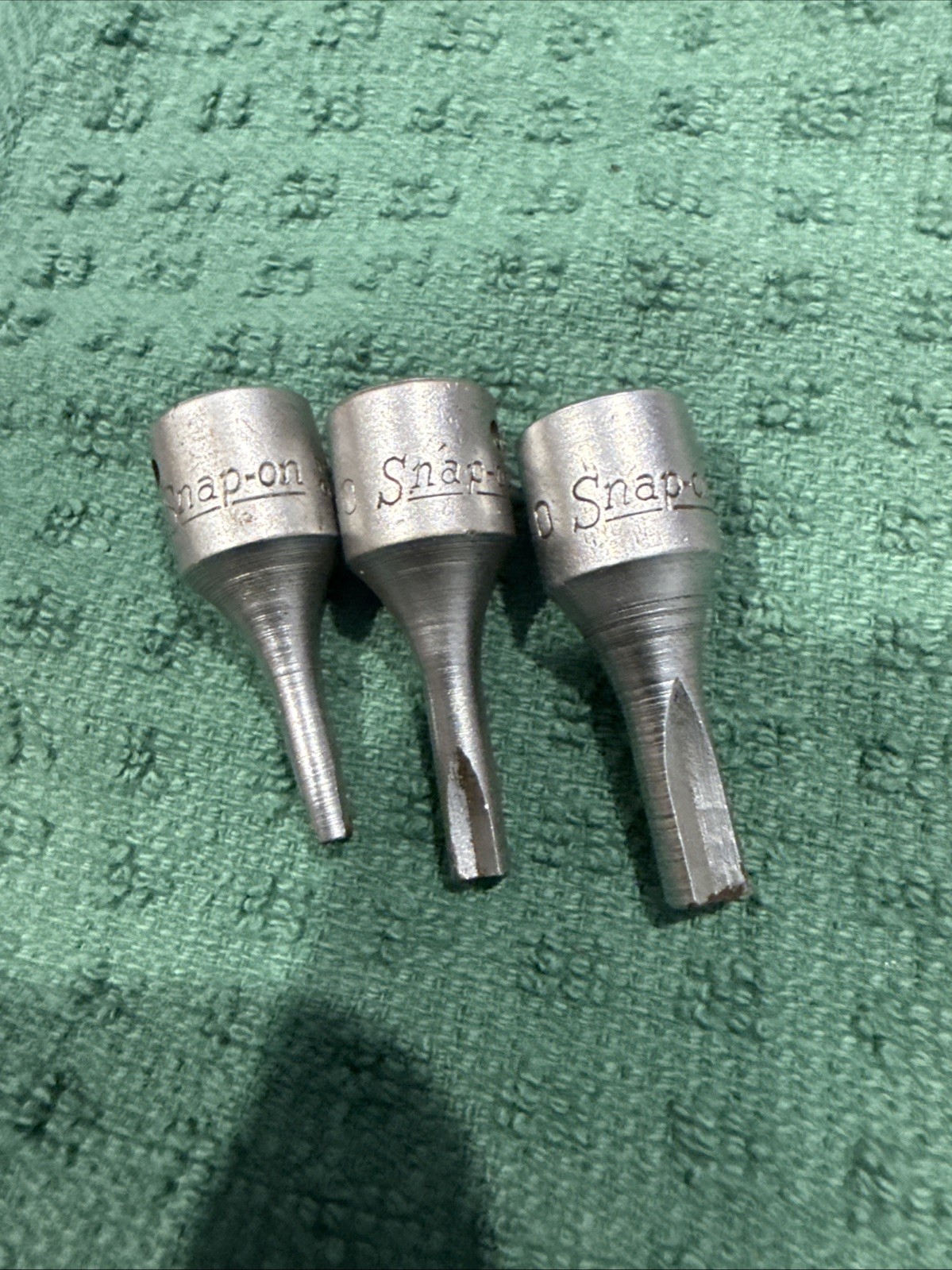 Snap On 3Pc Specialty 1/4″ Drive Clutch Driver Socket Set TM31 TM27 TM30