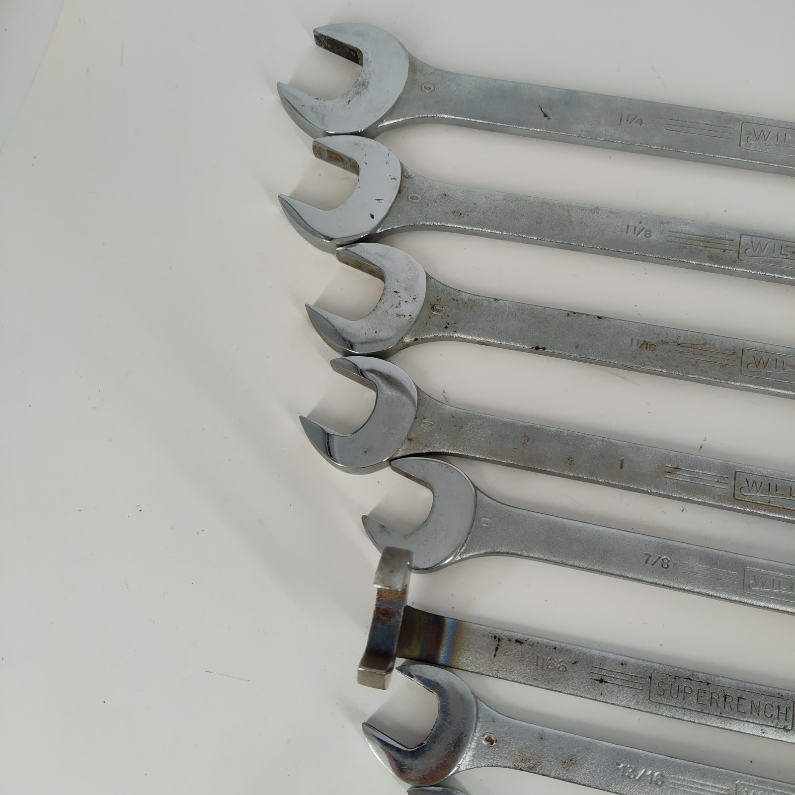 16X Williams Tool USA Combination Wrench Set SAE Superwrench WMS 1/4” To 1 1/4”