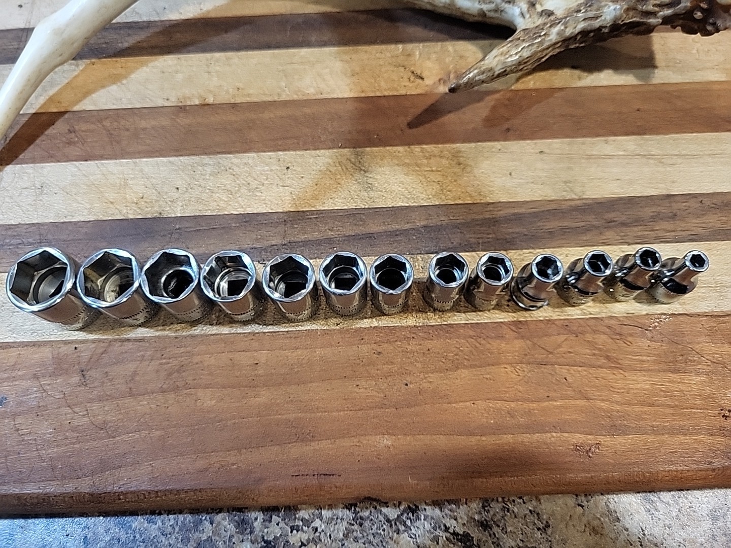 Snap On Tools 113TMMY 13 Pc. 1/4″ Dr. Metric 6 Pt. Shallow Socket Set 4-15mm