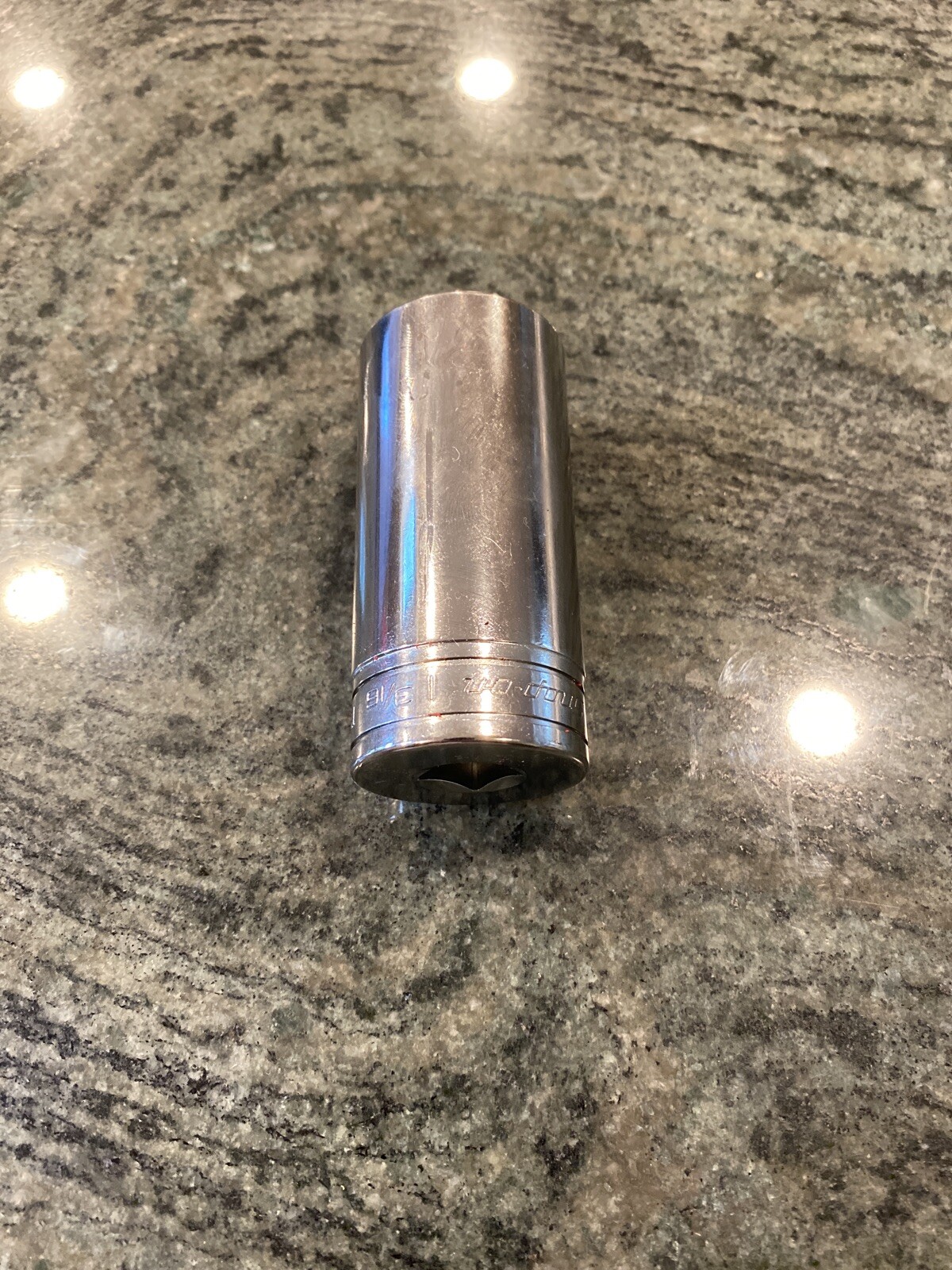 Snap-on ts381 1/2″ drive 1-3/16” sae deep 6 point chrome socket
