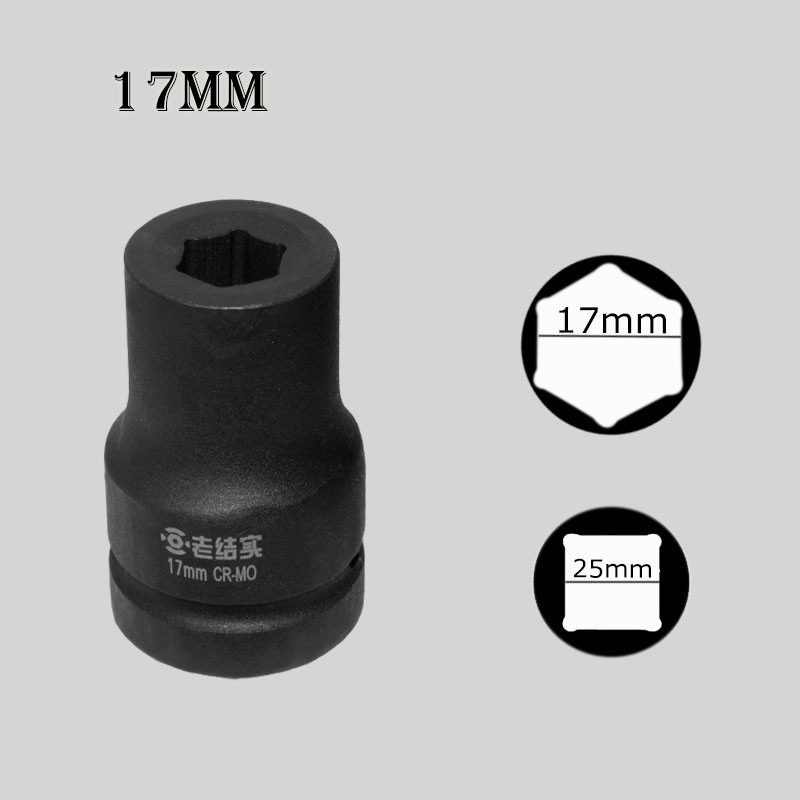 25mm 1″ Inch Drive Shallow Impact Socket Tool 6-Point Metric 17-46mm Capri Tools