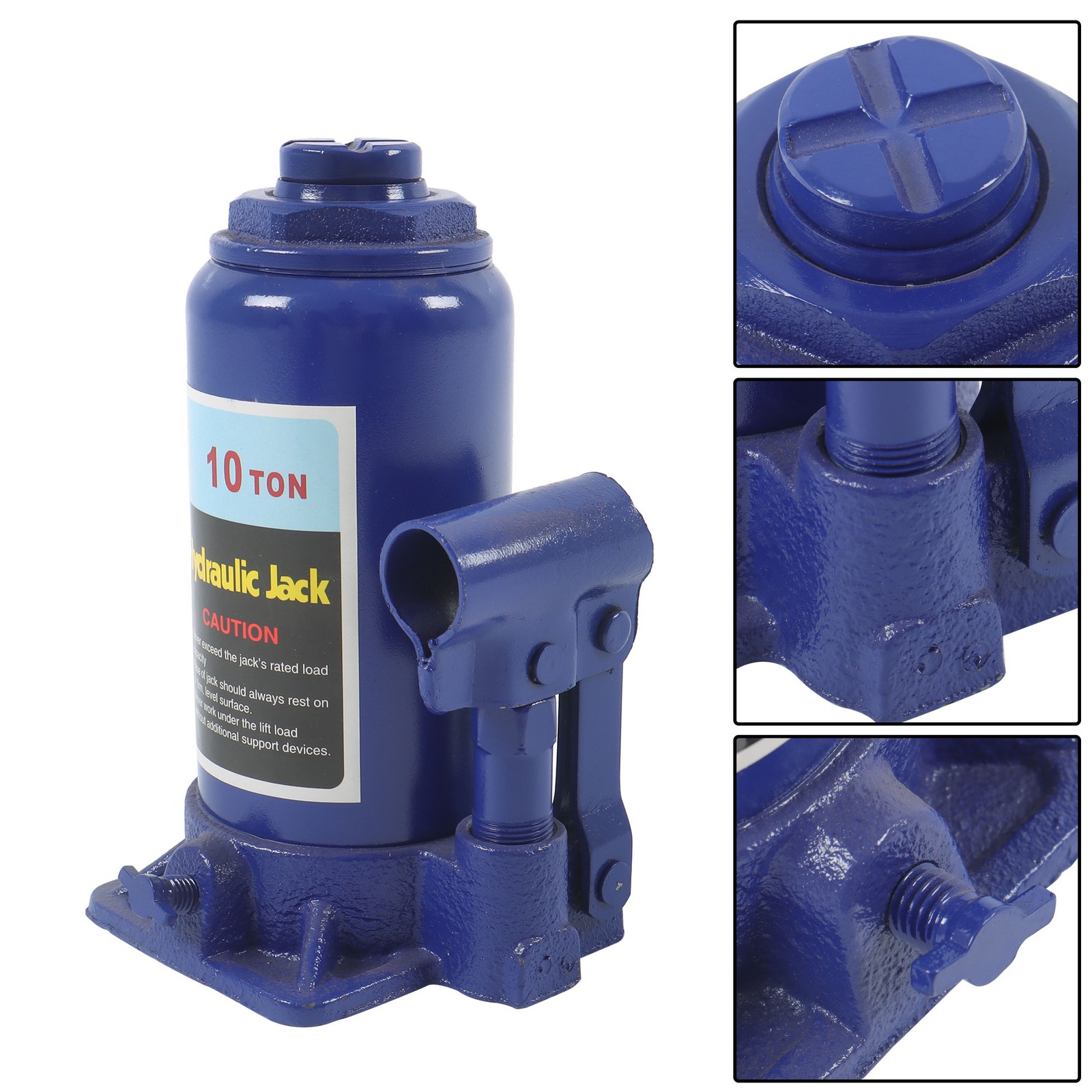 Labwork Welded Hydraulic Car Bottle Jack Auto Repair and House Lift 10Ton
