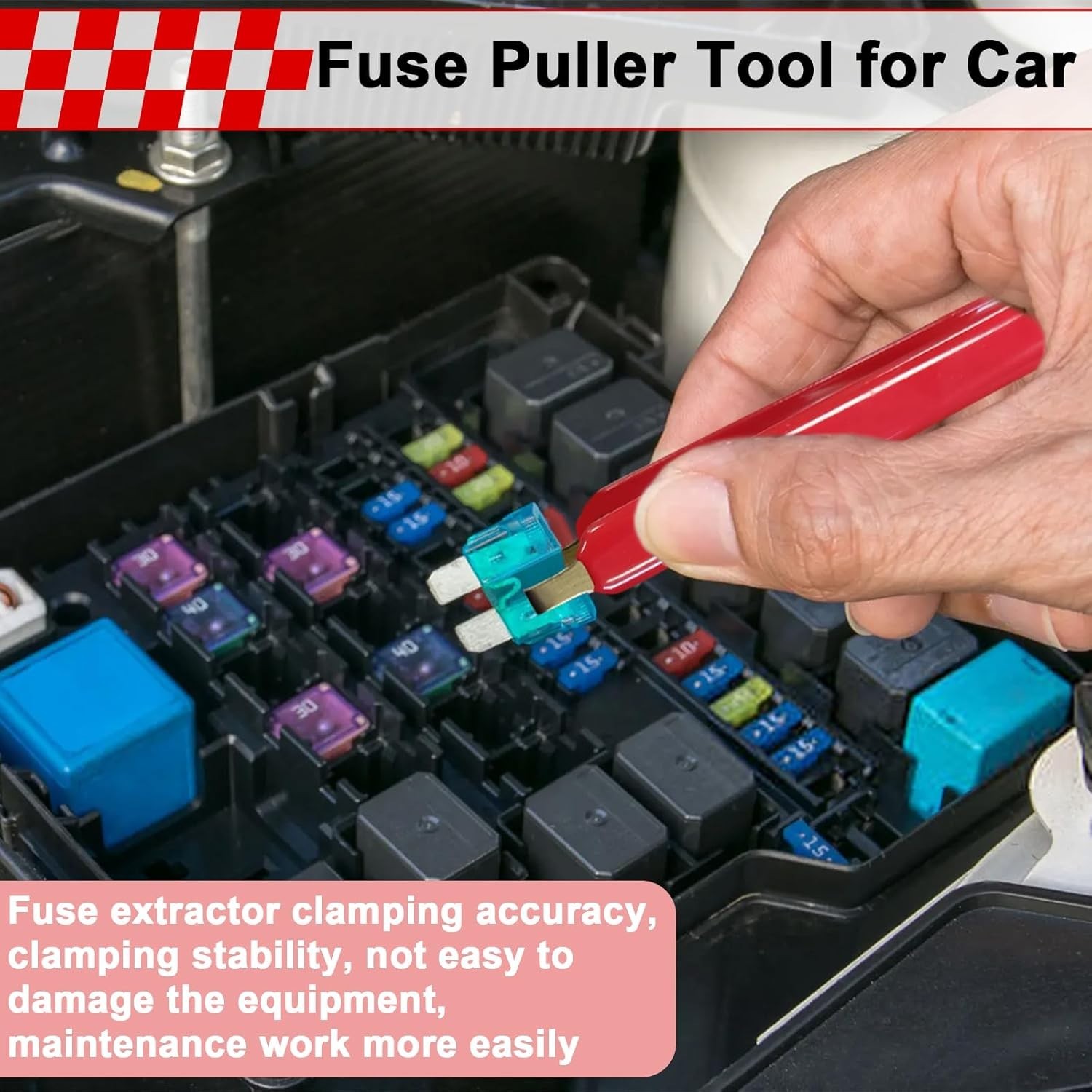 Insulated Relay Puller & Fuse Tool Set – Effortless Car Component Removal