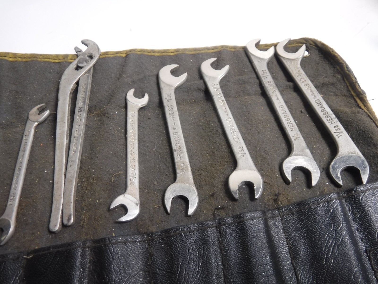 Vintage Herbrand Tools Ignition Kit in Roll Up Pouch USA -PLUS