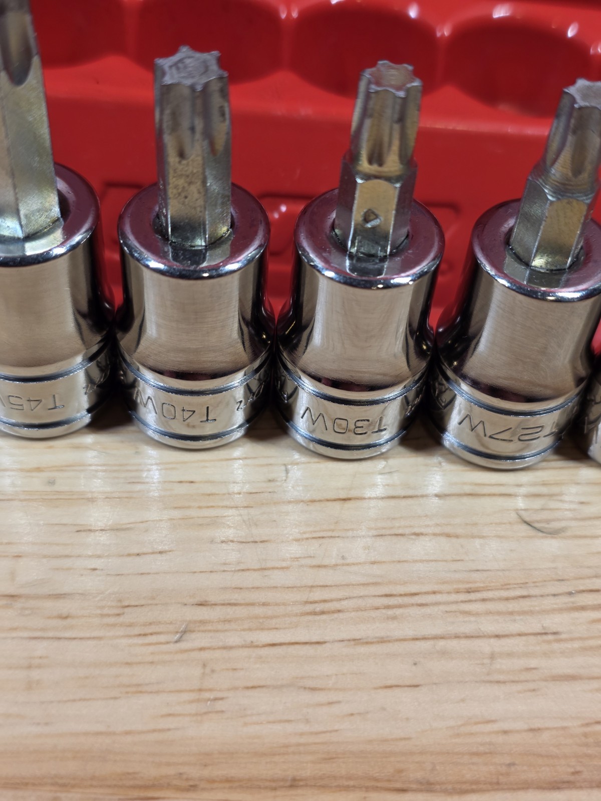 Snap-on 209EFTXBY 9-Piece Combo Drive HEAVY DUTY Removal Torx Bit Socket Set USA
