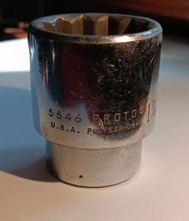 Proto Professional Tools 5546 1-7/16″ Socket 3/4″ Drive 12 Point
