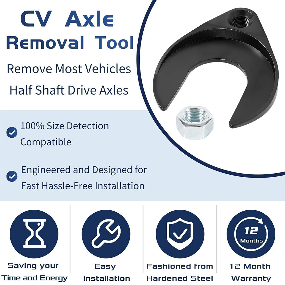 CV Joint Puller Slide Hammer Adapter Front Wheel Drive Axle Tool -1040