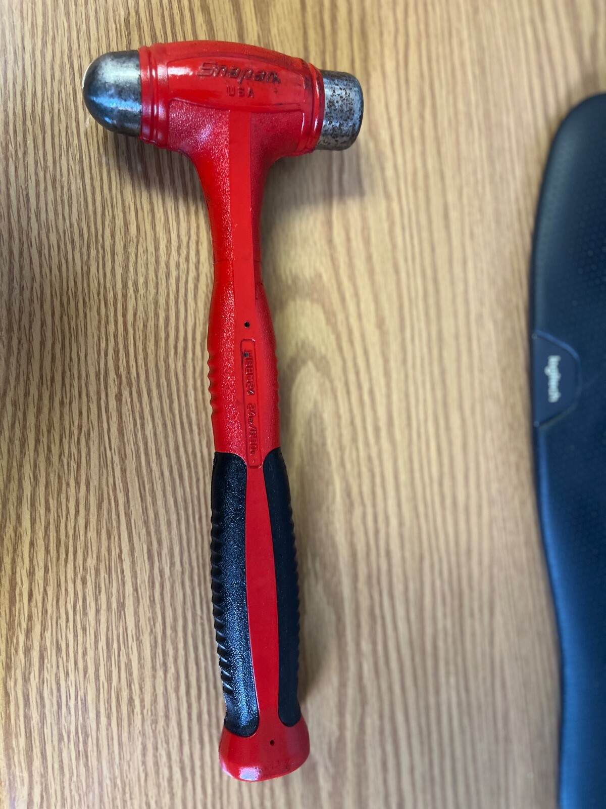 SNAP ON – HBBD24 – 24OZ RED BALL PEEN/DEAD BLOW HAMMER – ITEM HBBD24 #1C*****