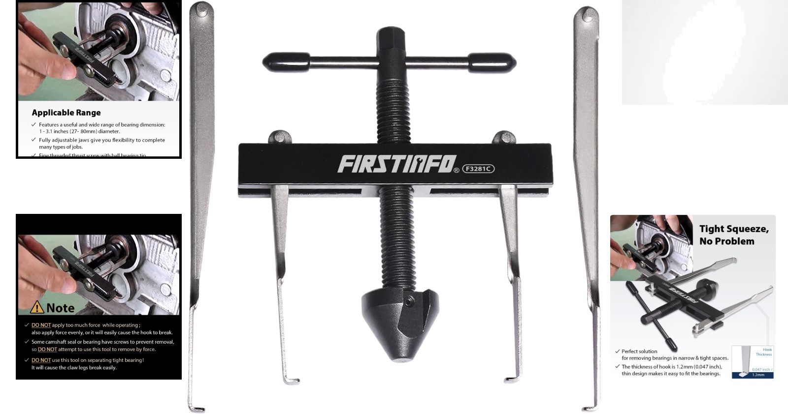 Efficient Crank Seal Remover Tool – Patented Design with Oil Seal Compatibility