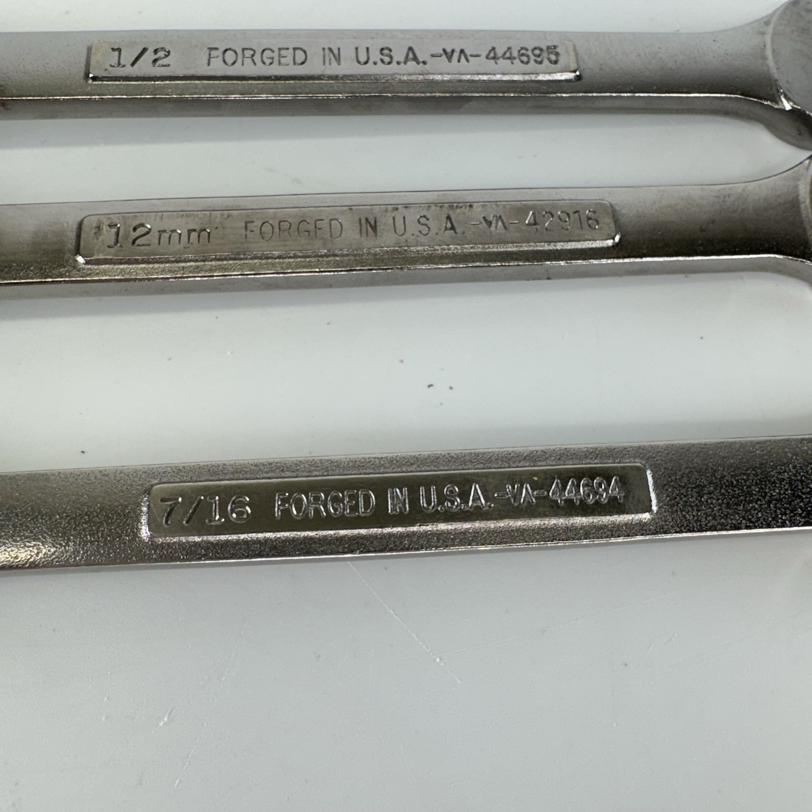Craftsman Lot of 3 Combination Wrenches 44694 44695 42916 USA