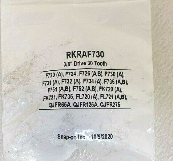 🦅 USA New Snap-On 3/8 Drive Ratchet Repair Kit 30 Tooth Rkraf730 F720 F724 F730