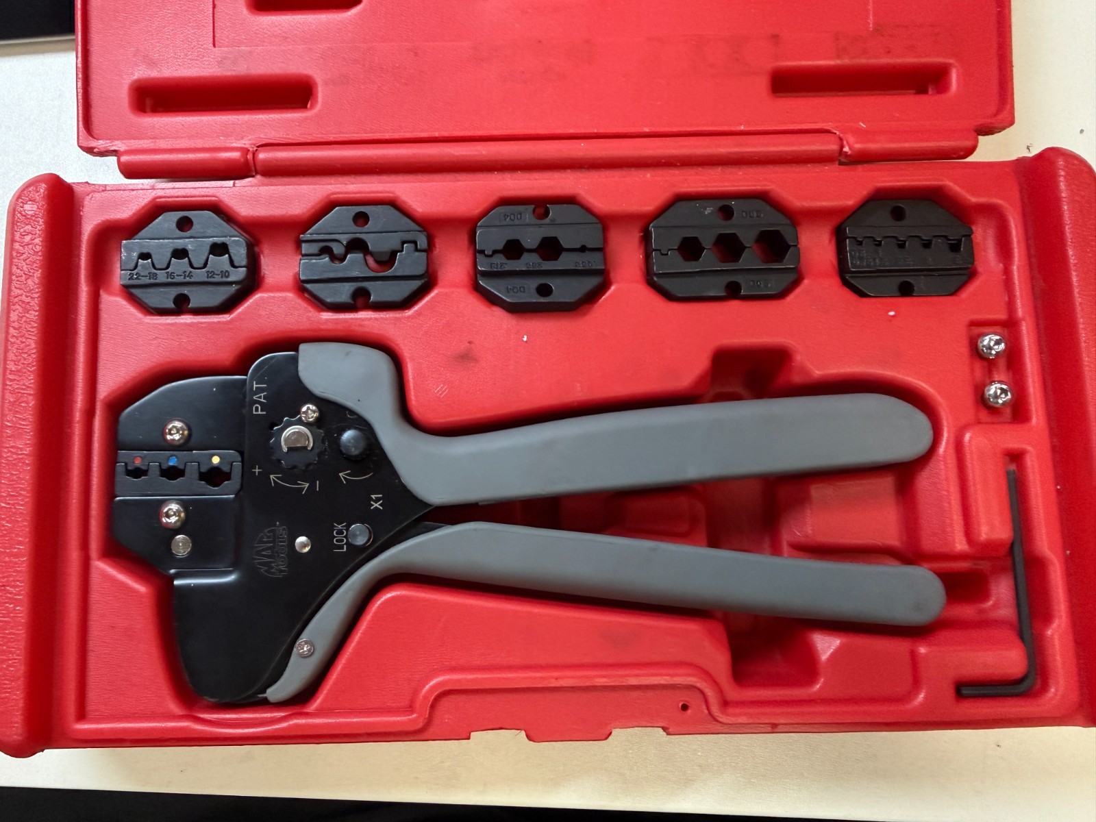 MAC TOOLS Ratcheting Crimper Multi Head tool kit TCT747-KIT