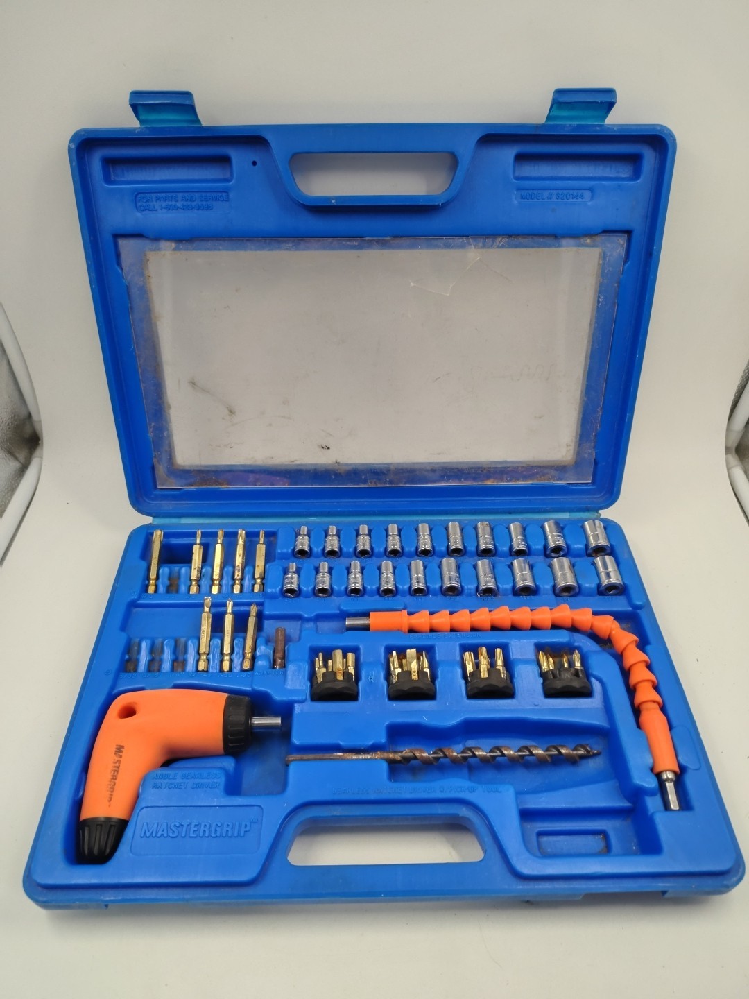 Master Grip 65 Pc Angle Gearless Ratchet Driver Set w/ Case Flexible…