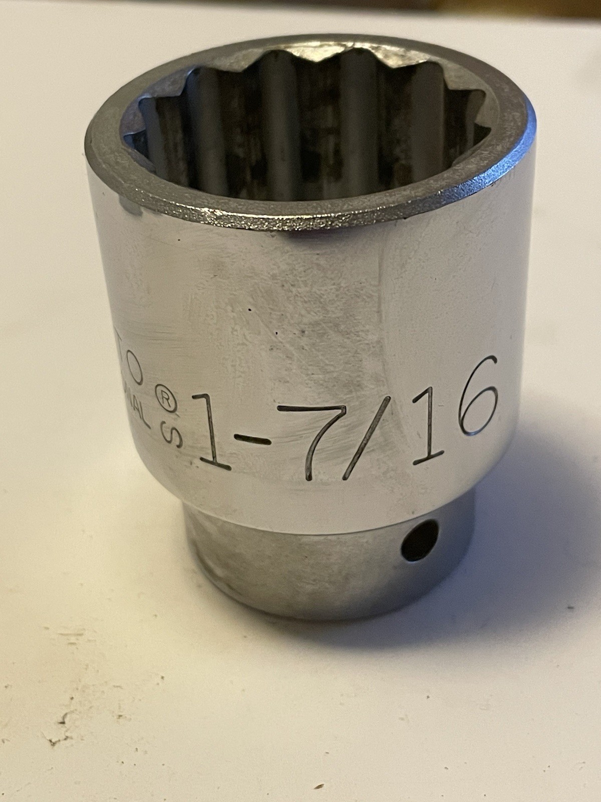 2x PROTO 3/4” Drive 12 Point Chrome Socket 5546 1-7/16″ & 5544 1-3/8” Sockets