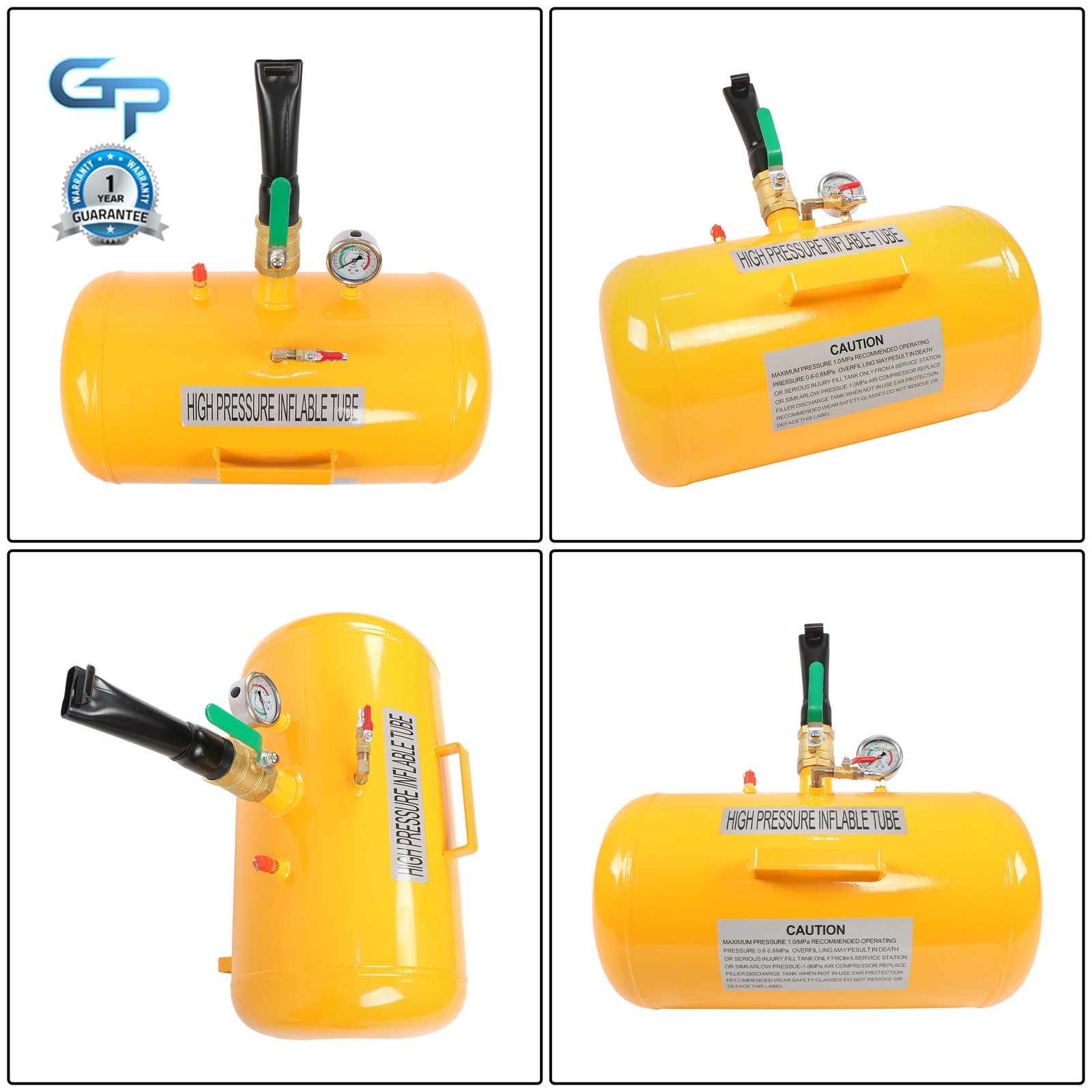 10 Gallon 145PSI Air Tire Bead Seater Blaster Tool tire Seating Inflator Truck