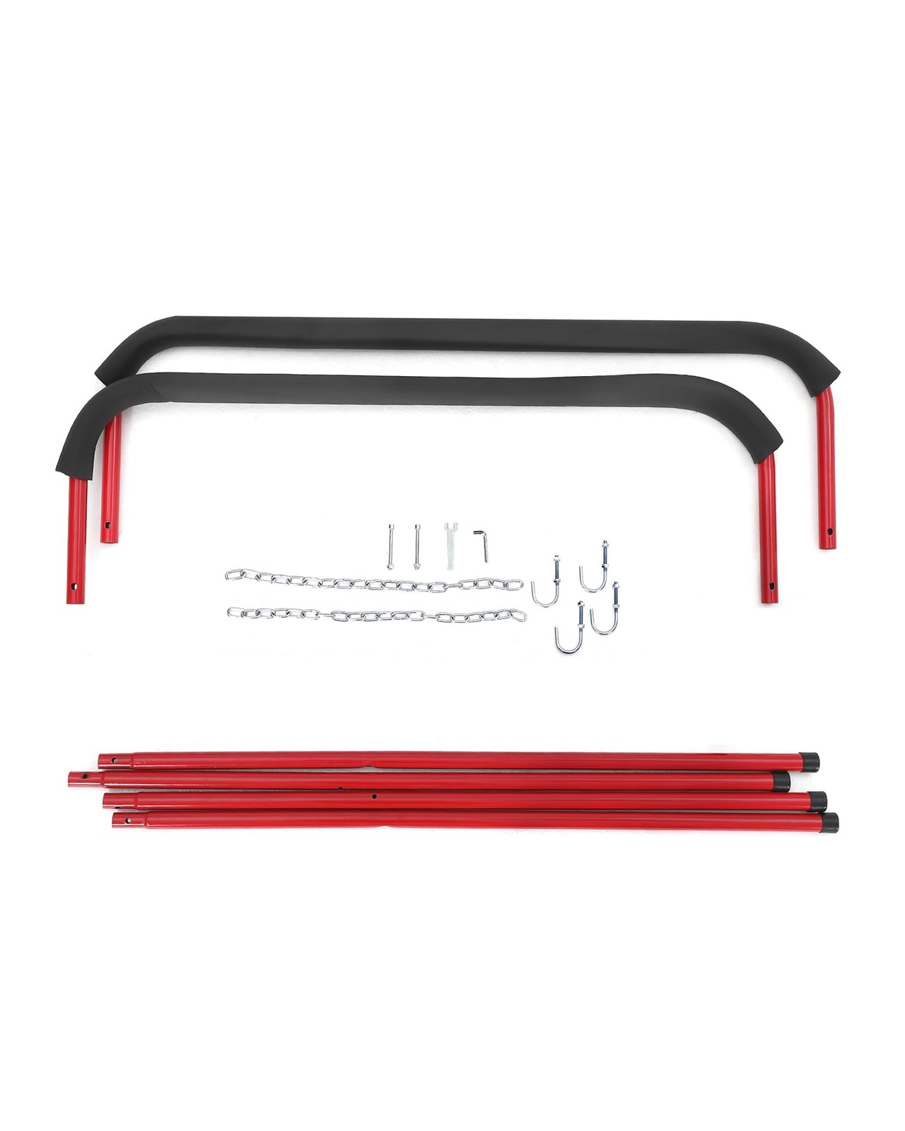 2/4pc 500lbs Heavy-Duty Portable Folding Workbench W/Adjustable Stand Powder-Coa