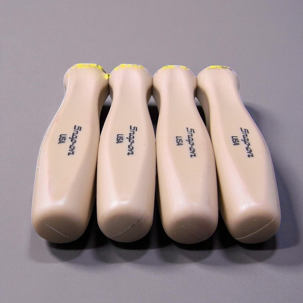 Snap-on mini grip set of 4 TAN 3.5mm Unused JP