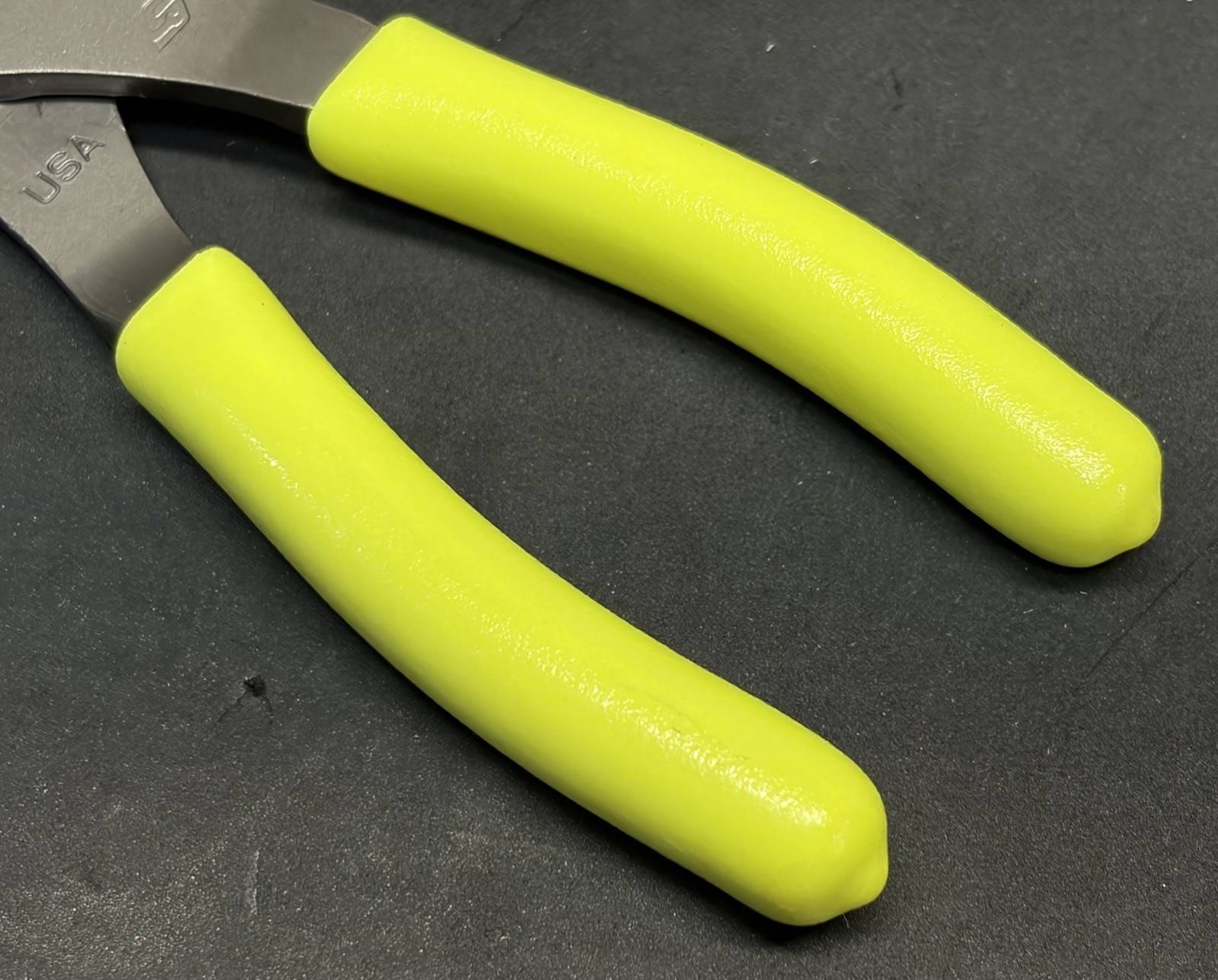 NEW! Snap-on Tools Hi-Viz YELLOW 46ACF Talon Grip Slip-joint Pliers