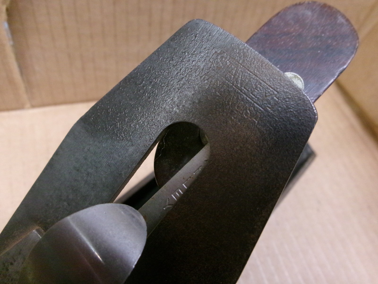 Vintage Stanley BAILEY Hand Plane No. 5 Woodworking Tool Corrugated Bottom